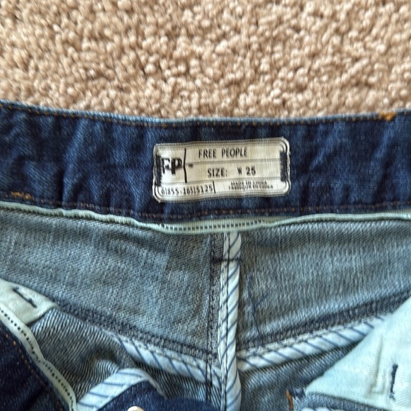 Free People Logan Cutoff Denim Shorts - Picture 8 of 9